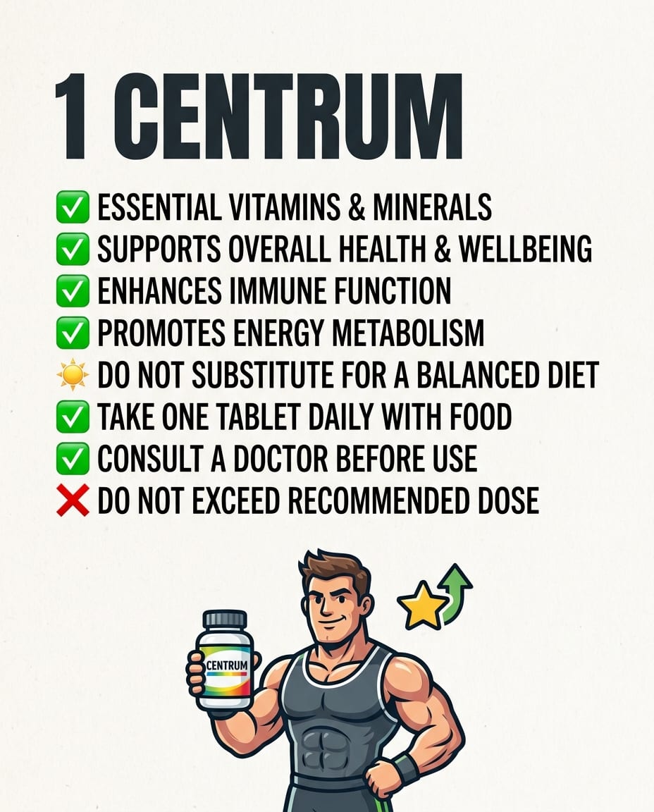 Centrum, explained with a mascot